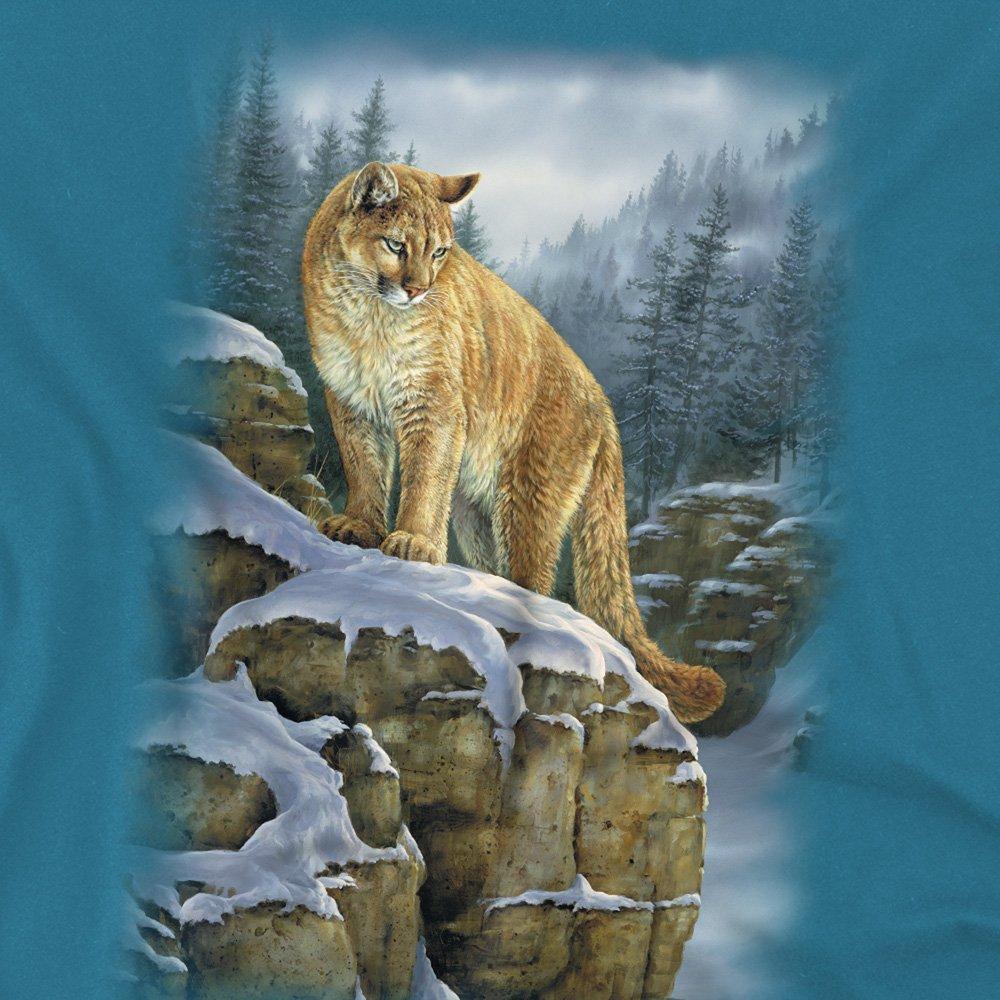 Grey - Other - Wildlife Misty Canyon Cougar T Shirt Slate - 2
