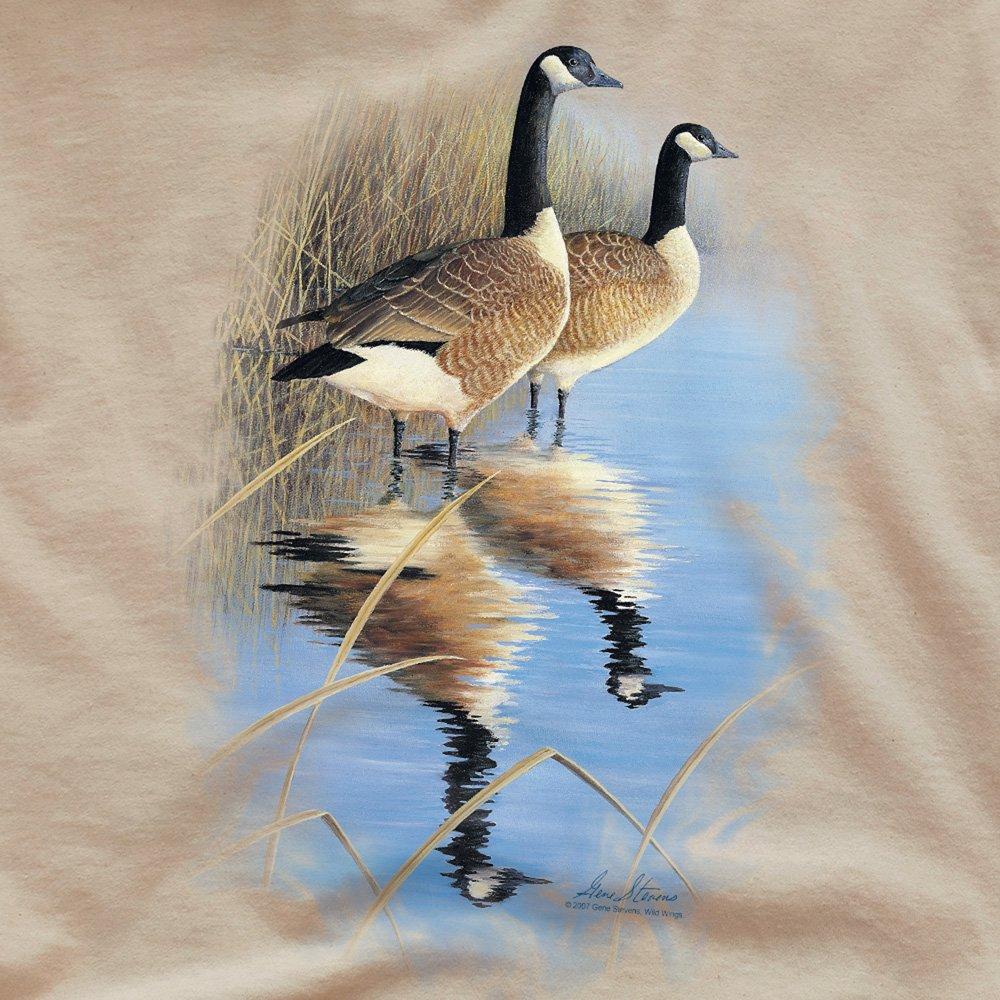 Yellow - Other - Wildlife Morning Reflections Canada Geese T Shirt - 2