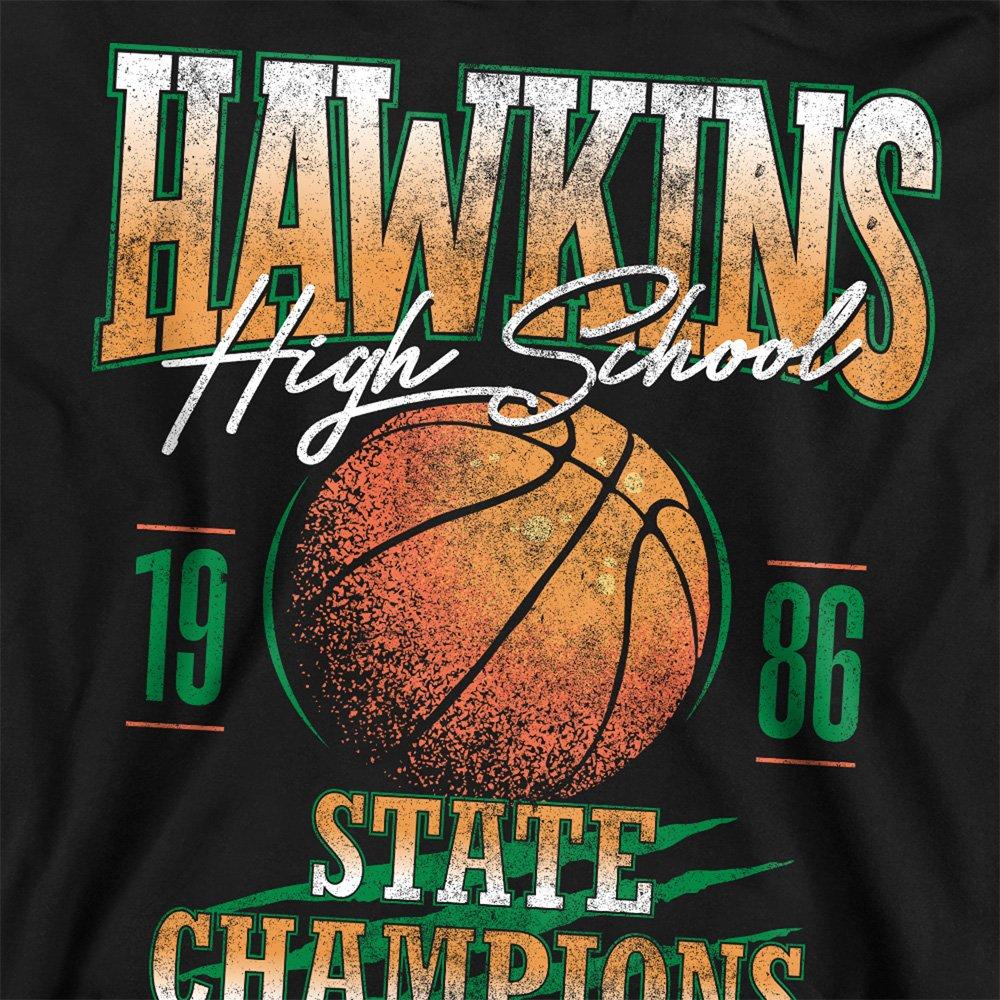Black - Stranger Things - Stranger Things Hawkins Champions Sweatshirt Blac - 2