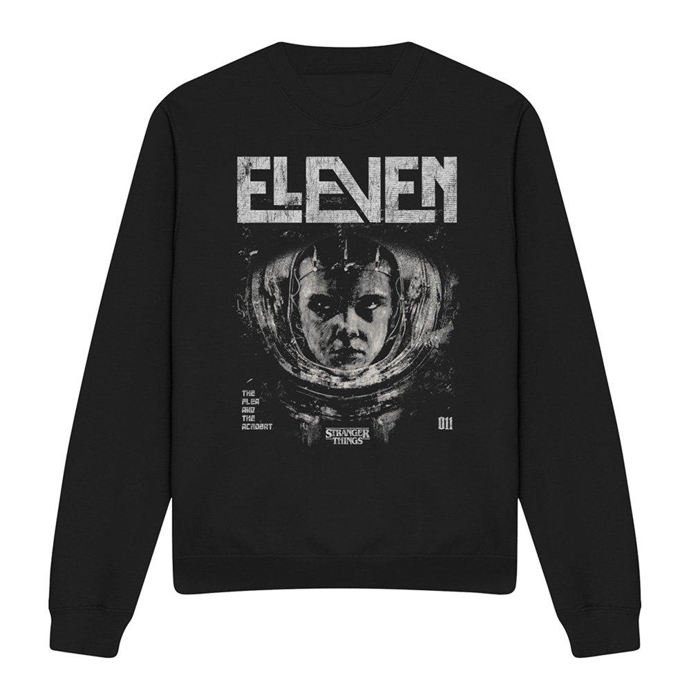 Black - Stranger Things - Stranger Things Eleven Laboratory Sweatshirt Blac - 4