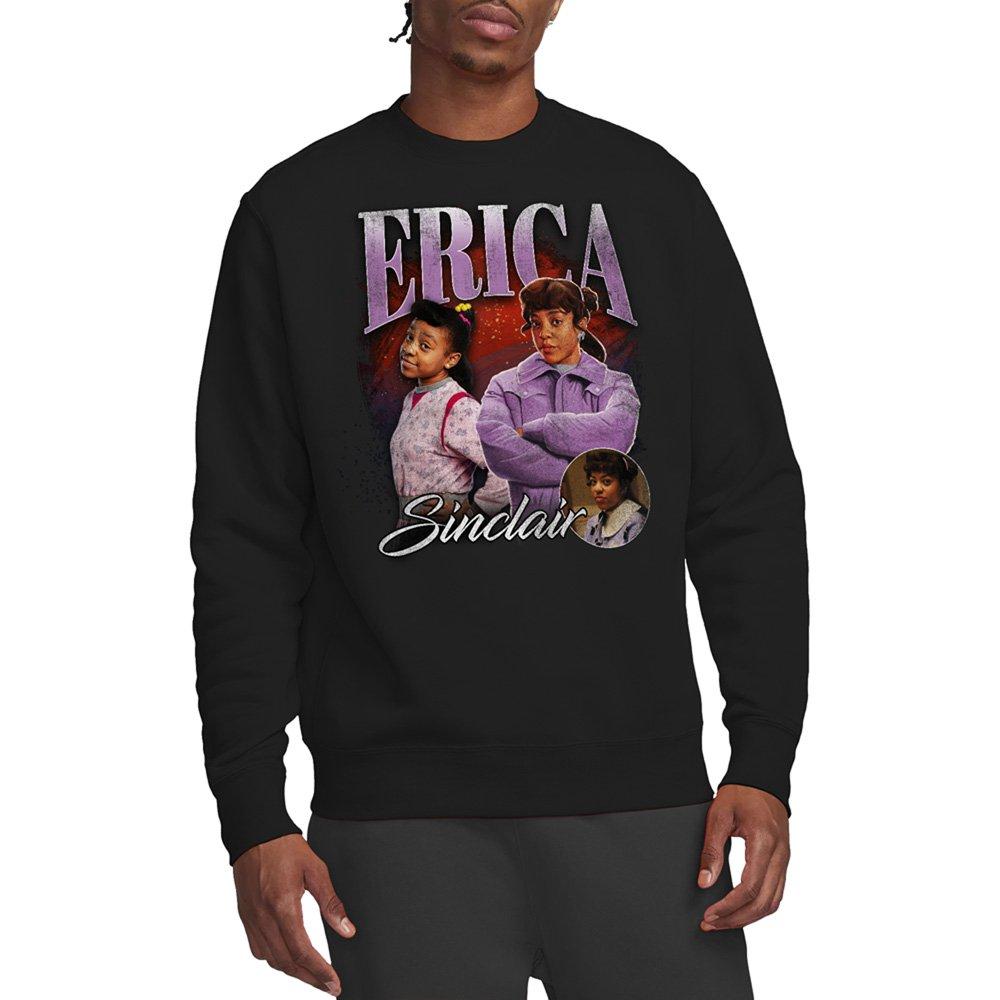 Black - Stranger Things - Stranger Things Erica Homage Sweatshirt Black - 1