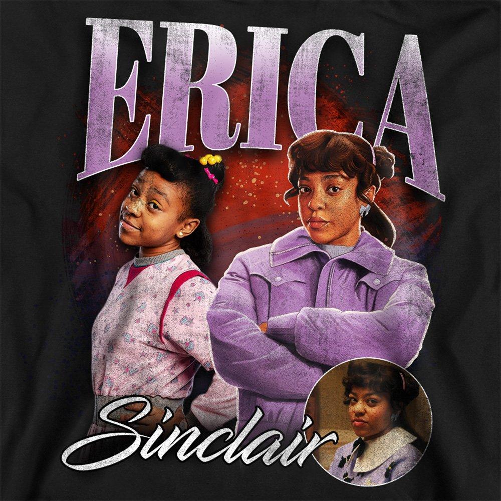 Black - Stranger Things - Stranger Things Erica Homage Sweatshirt Black - 2