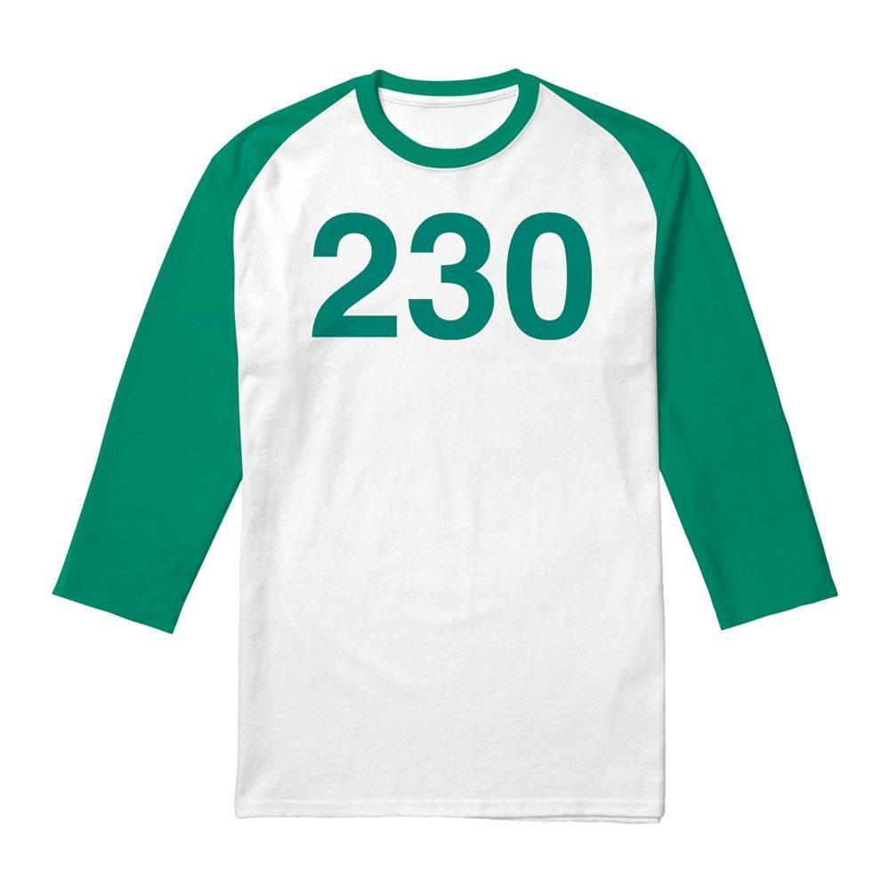 Multi - Squid Game - Squid Game Season Two Player 230 White 3 4 Basebal - 1