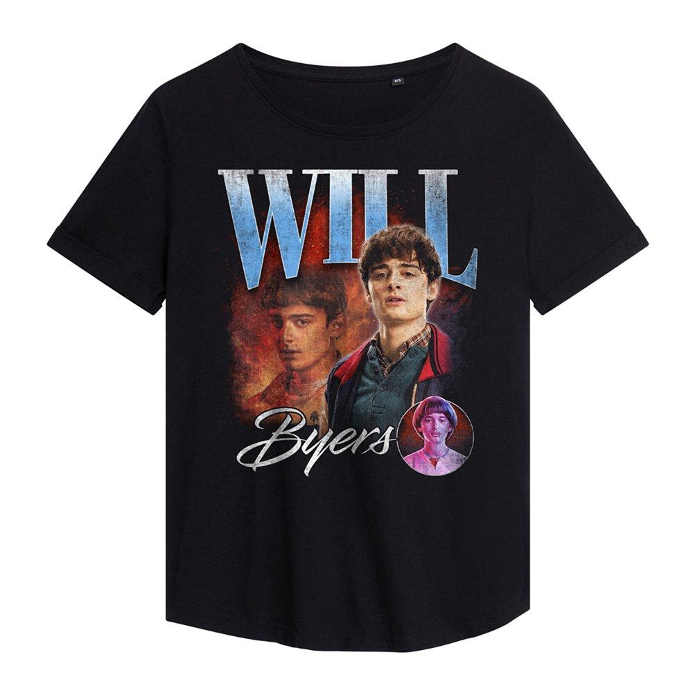 Black - Stranger Things - Stranger Things Will Homage Fashion T-Shirt Black - 1
