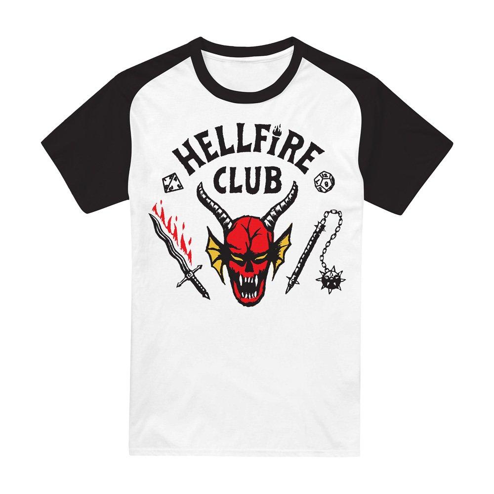 Multi - Stranger Things - Stranger Things Hellfire Club Raglan Short Basebal - 1