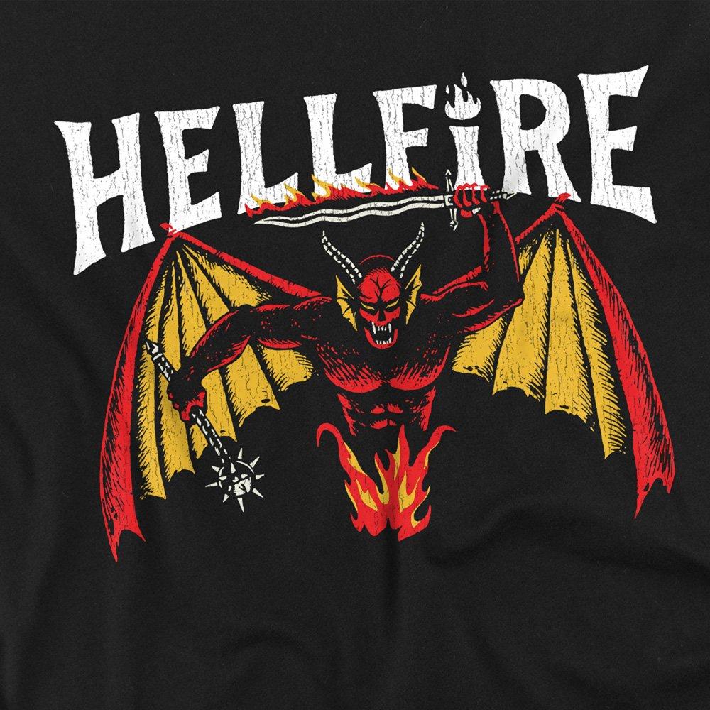 Black - Stranger Things - Stranger Things Hellfire Devil Kids T-Shirt Black - 2