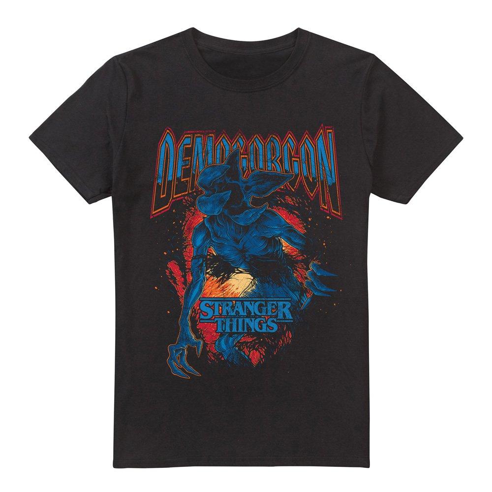 Black - Stranger Things - Stranger Things Demogorgon Band T-Shirt Black - 4