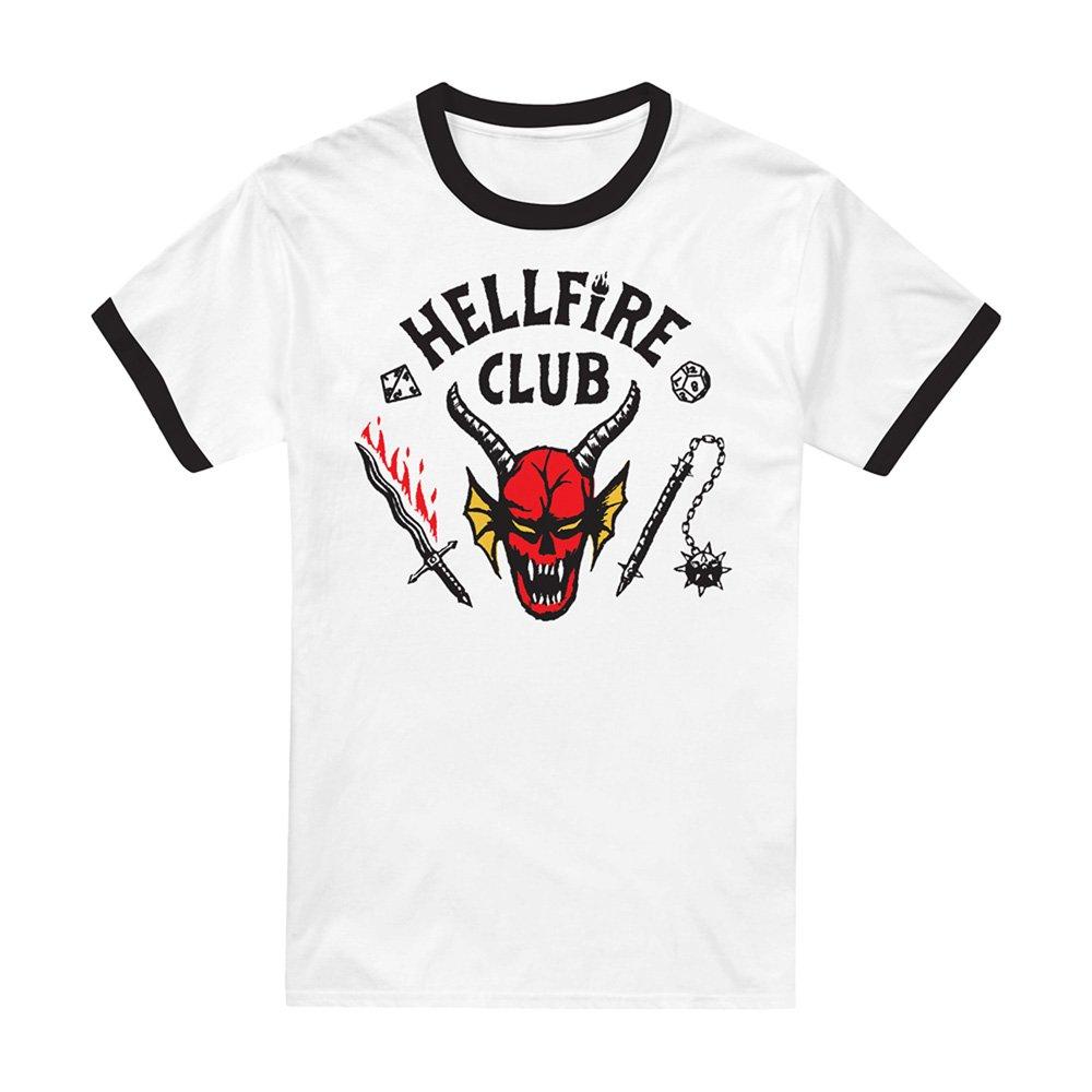 Multi - Stranger Things - Stranger Things Hellfire Club Ringer Ringer T-Shir - 1
