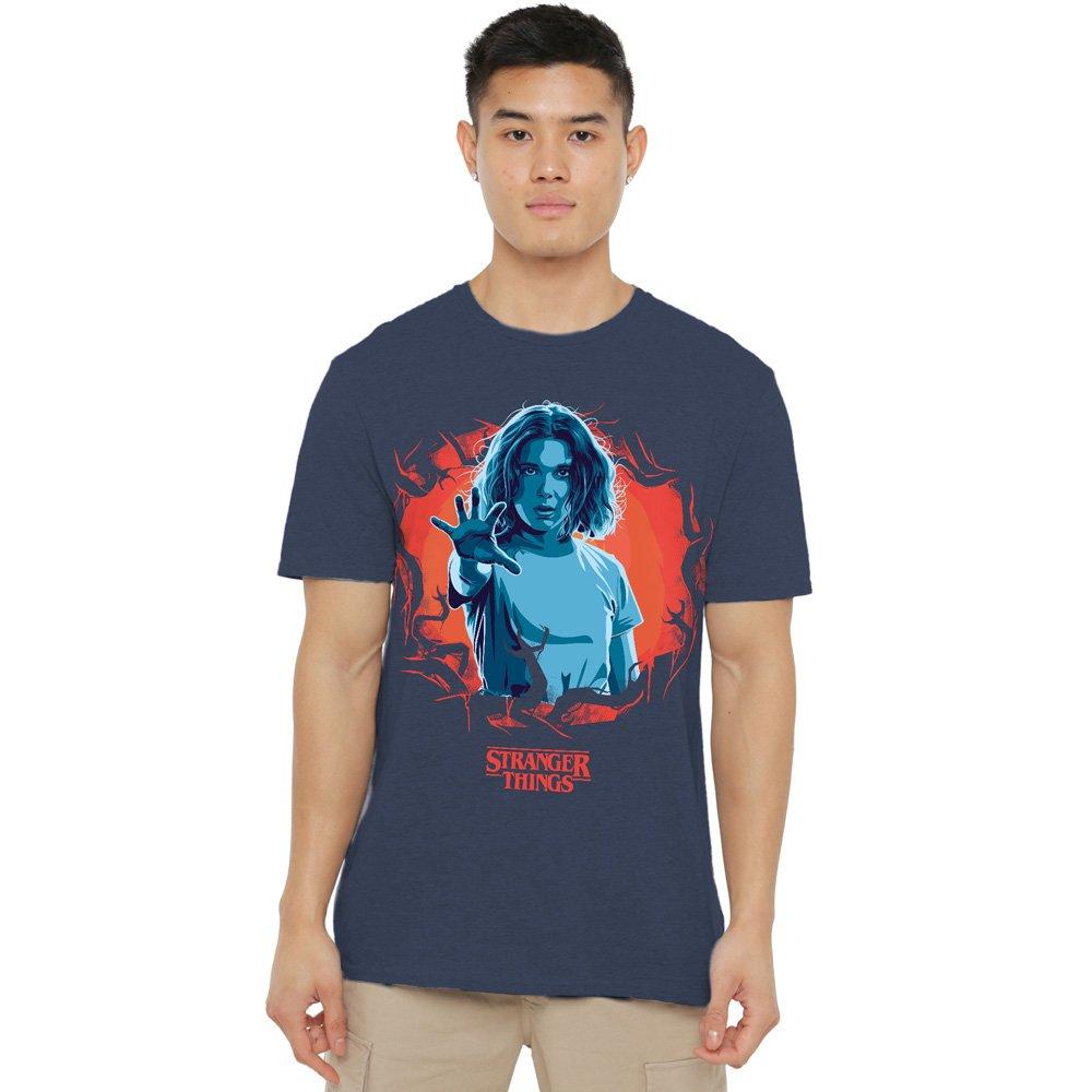 Navy - Stranger Things - Stranger Things Eleven Reach Out T-Shirt - 1