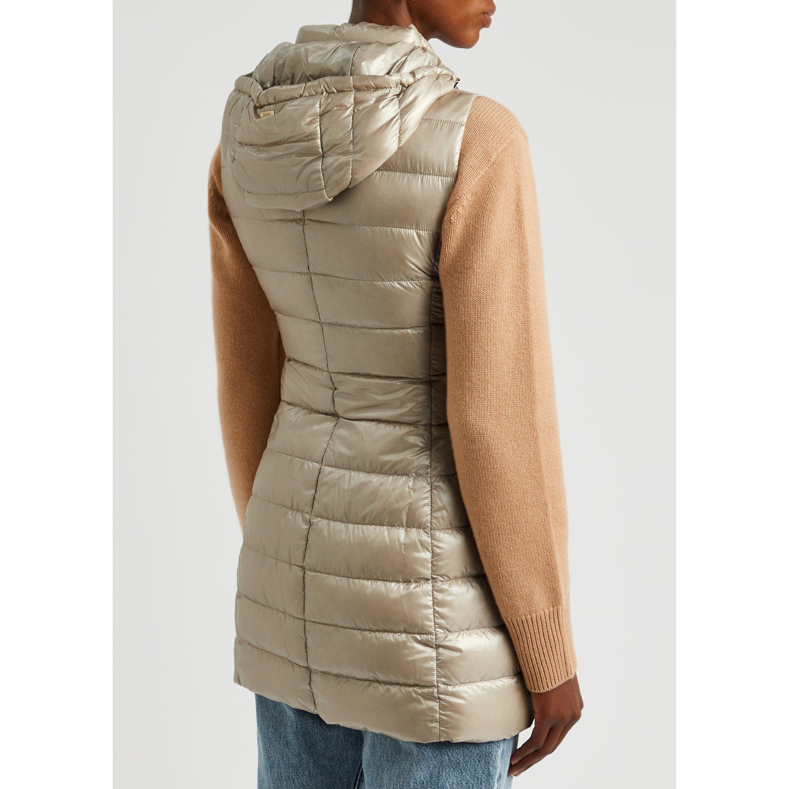 CREAM - Herno - J LONG ICONIC HOODED GILET - 3