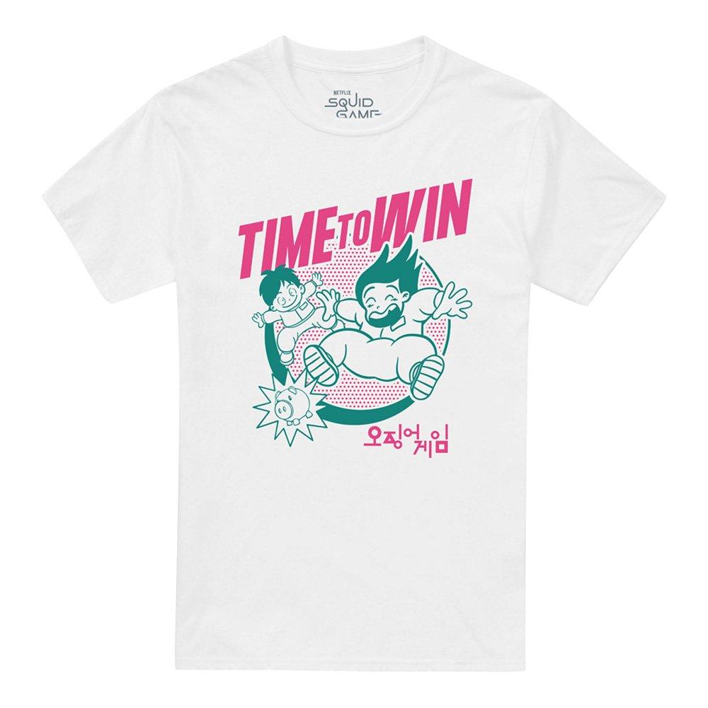 White - Squid Game - Squid Game - Season Three Time To Win T-Shirt Whi - 4