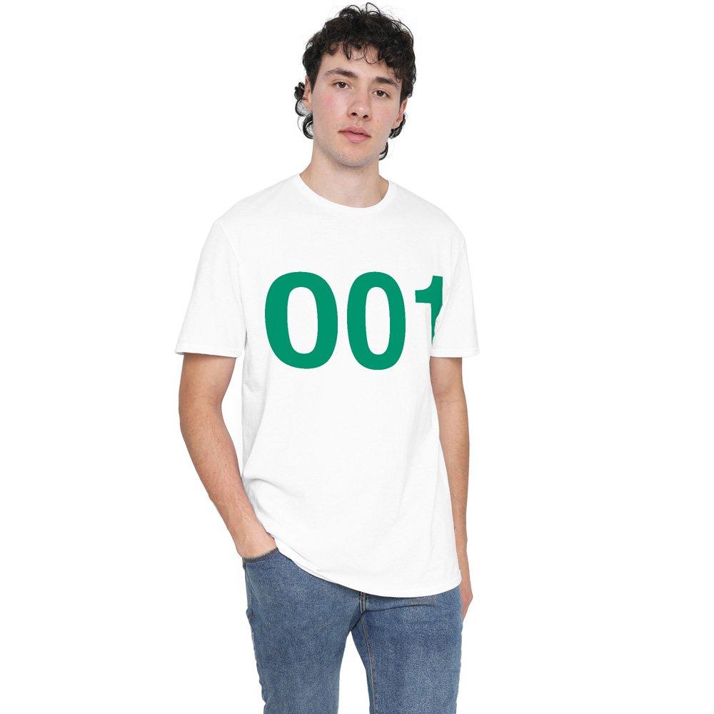 Squid Game Squid Game Player 001 T-Shirt White