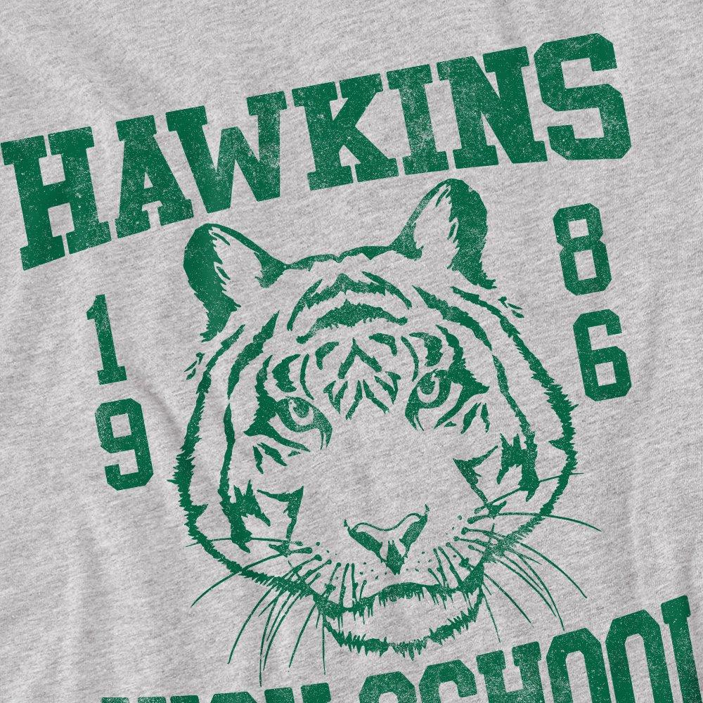 Light Grey - Stranger Things - Stranger Things 1986 Hawkins High School T-Shirt - 2