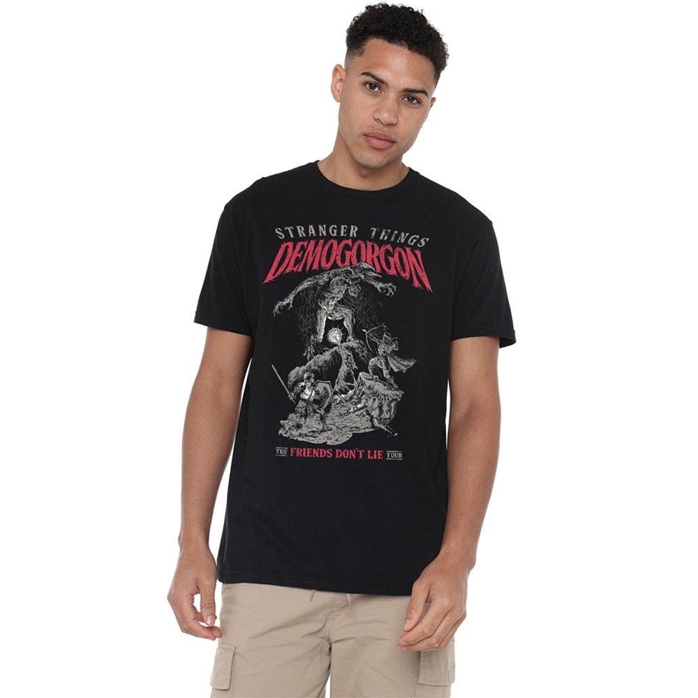 Black - Stranger Things - Stranger Things Demogorgon Friends DonT Lie T-Shi - 1