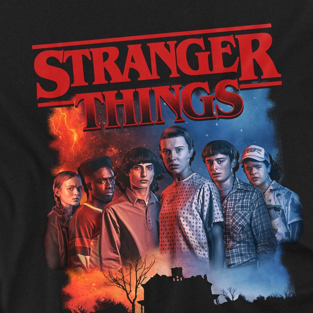 Black - Stranger Things - Stranger Things Hawkins Creel House Poster T-Shirt - 2