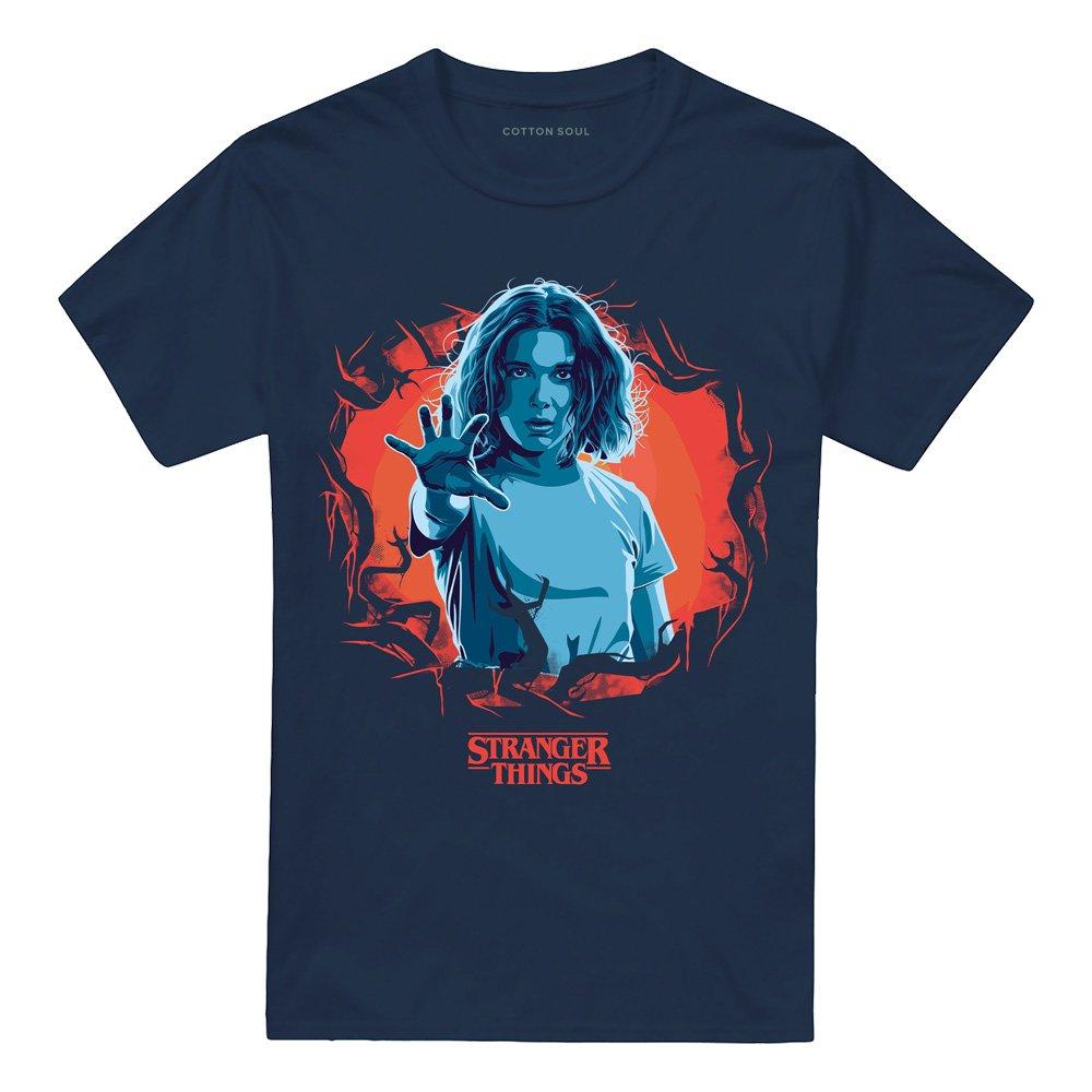 Navy - Stranger Things - Stranger Things Eleven Reach Out T-Shirt Navy - 4