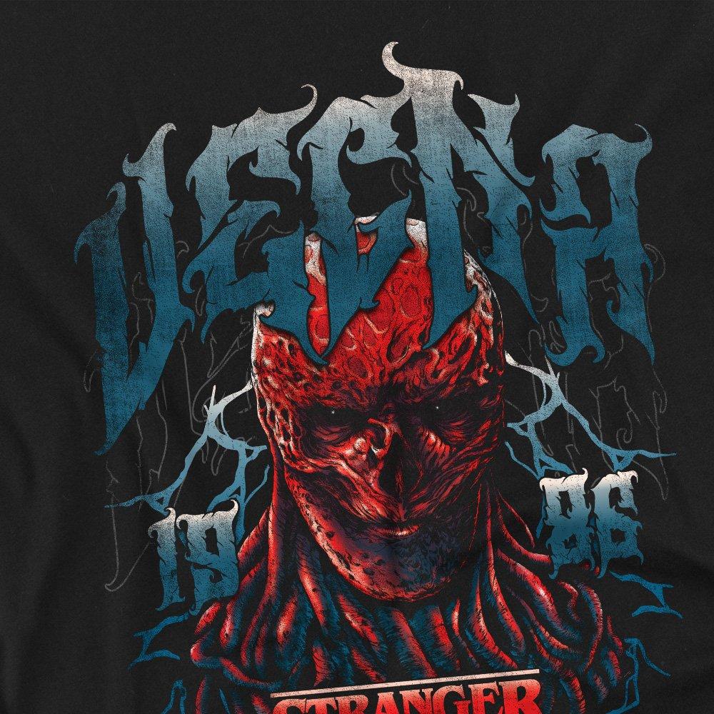 Black - Stranger Things - Stranger Things Vecna Evil Band 86 T-Shirt Black - 2