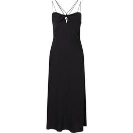 Calvin Klein MICRO STRAP TWIST SLIP DRESS