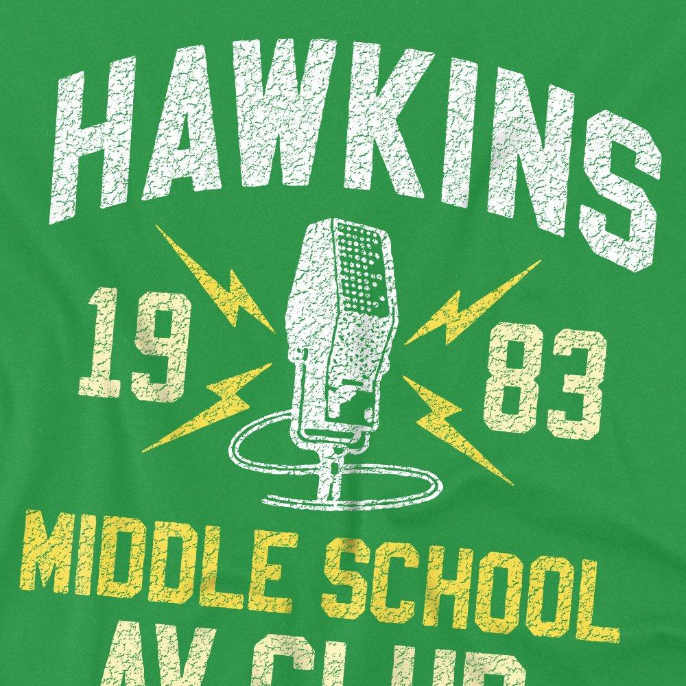 Green - Stranger Things - Stranger Things Hawkins Middle School T-Shirt Kel - 2