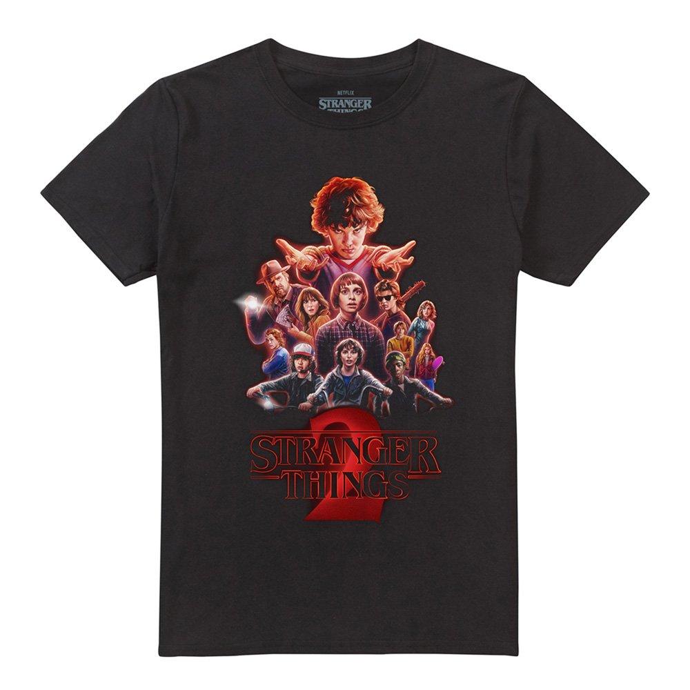 Black - Stranger Things - Stranger Things Season Two Poster T-Shirt Black - 4