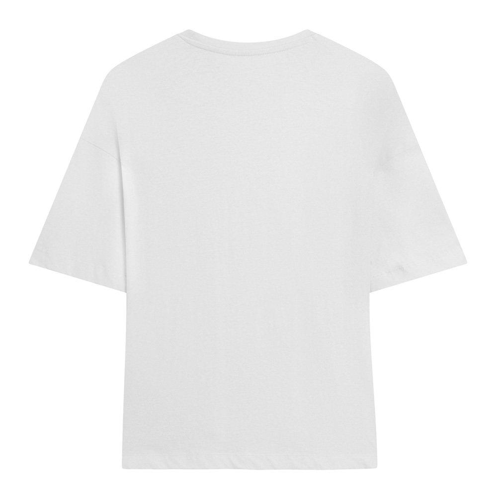 White - Stranger Things - Stranger Things Punk Logo Oversized T-Shirt White - 3