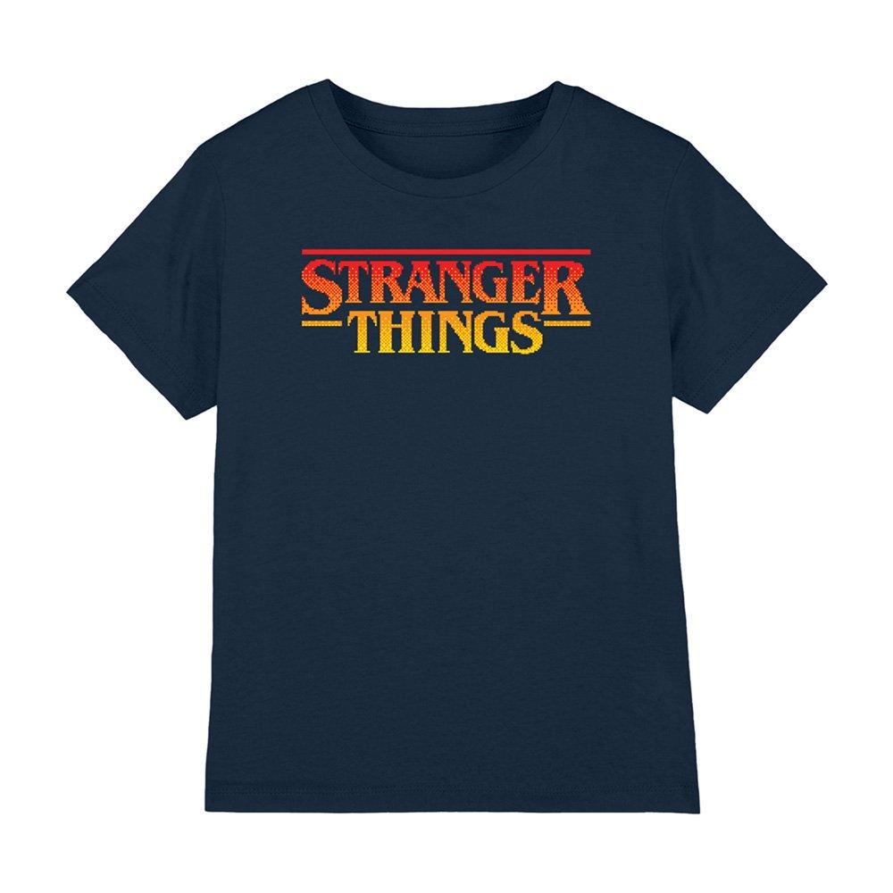 Stranger Things Stranger Things Sunset Pixel Logo Kids T-Shirt Na