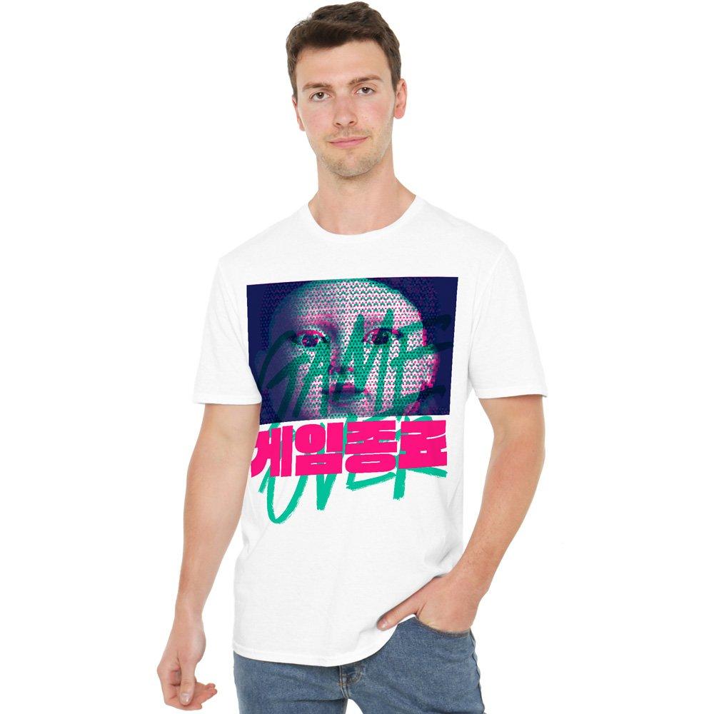 White - Squid Game - SQUID GAME DUO TONE YOUNG-HEE T-Shirt White - 1