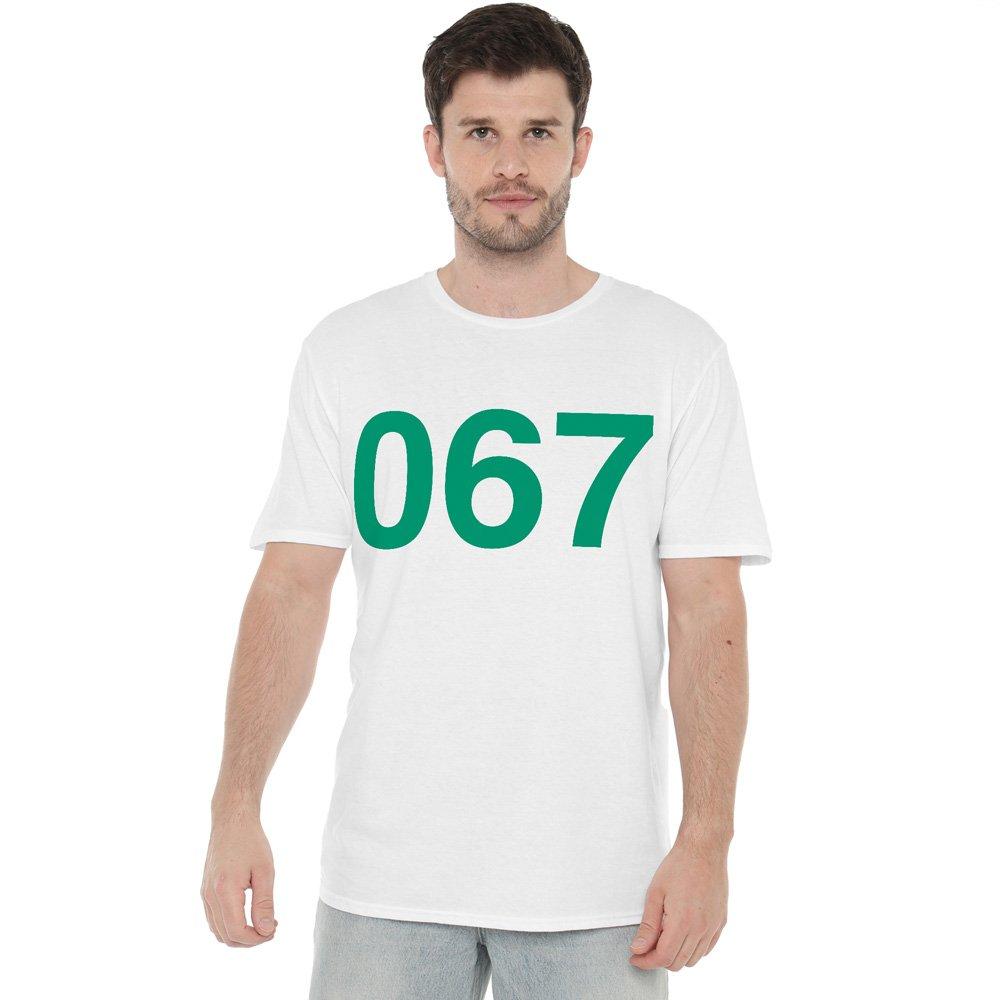 White - Squid Game - Squid Game Player 067 T-Shirt White - 1
