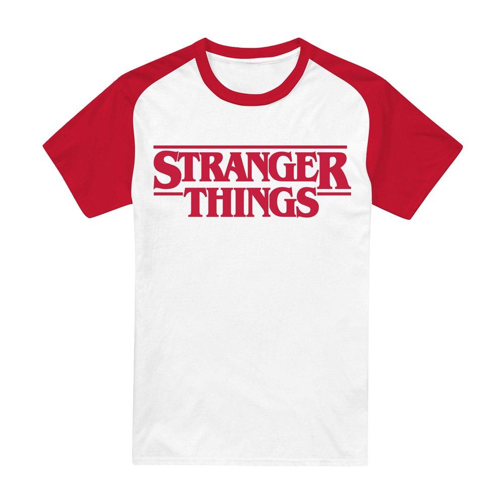 Multi - Stranger Things - Stranger Things Main Logo Raglan Short Sleeve Base - 1