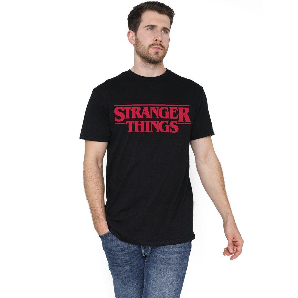 Black - Stranger Things - Stranger Things Main Logo T-Shirt Black - 1