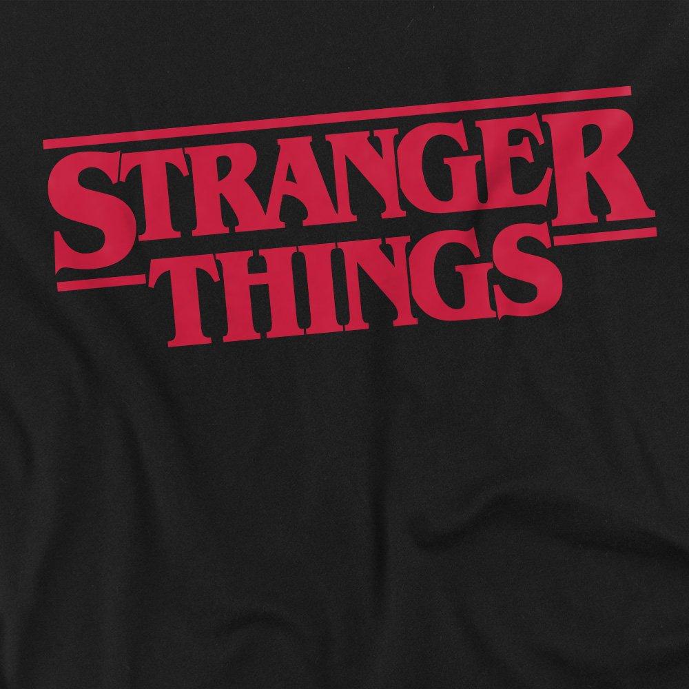 Black - Stranger Things - Stranger Things Main Logo T-Shirt Black - 2