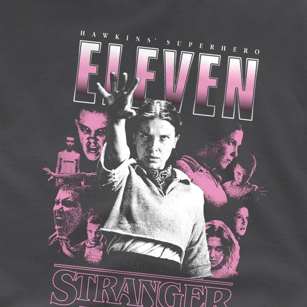 Charcoal - Stranger Things - Stranger Things Eleven Poster Kids T-Shirt Charco - 2