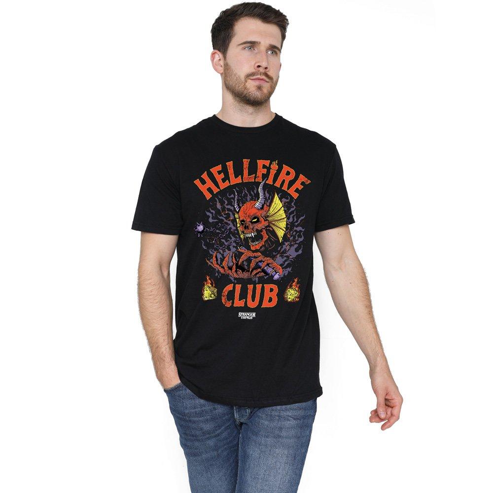 Black - Stranger Things - Stranger Things Hellfire Club Classic Metal T-Shir - 1