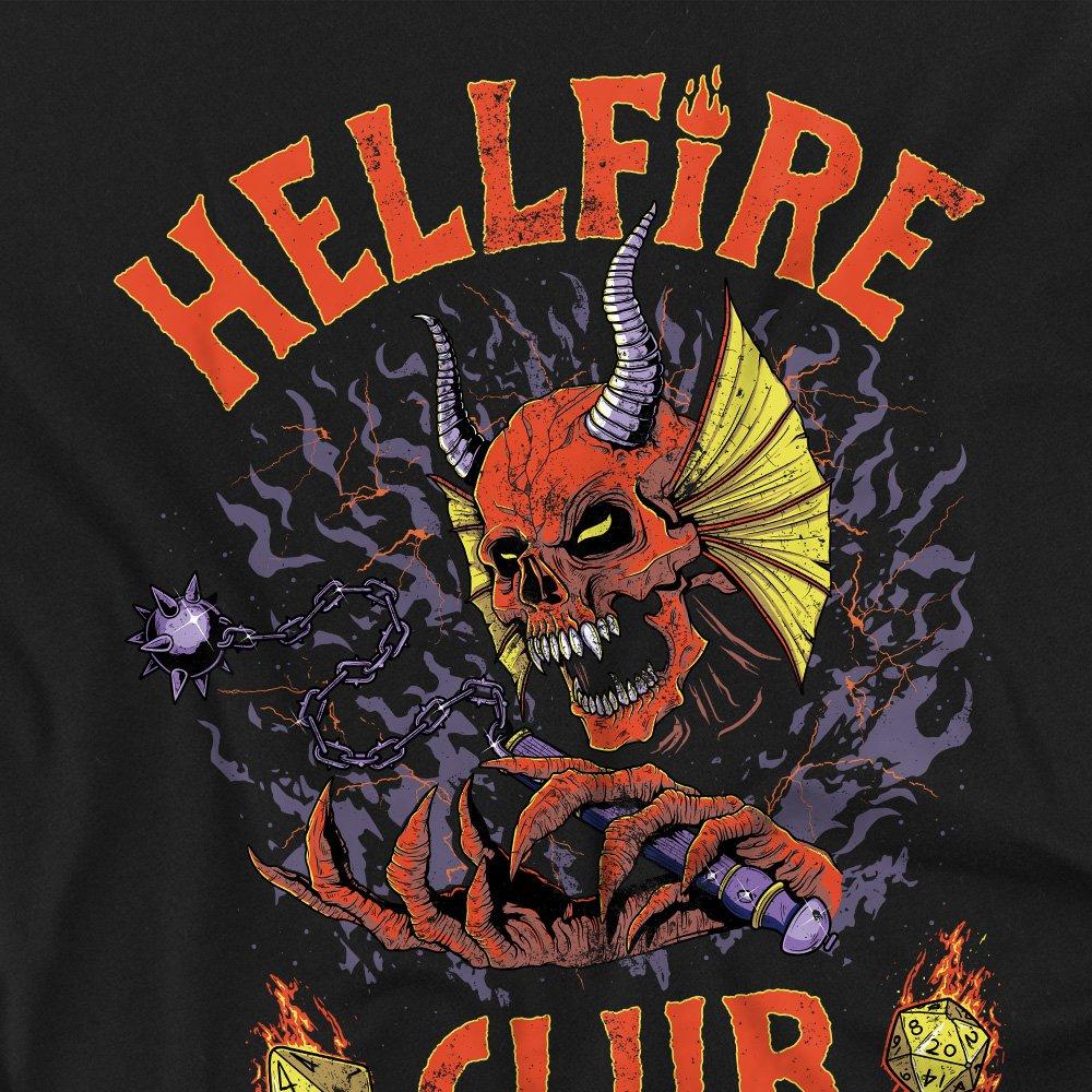 Black - Stranger Things - Stranger Things Hellfire Club Classic Metal T-Shir - 2
