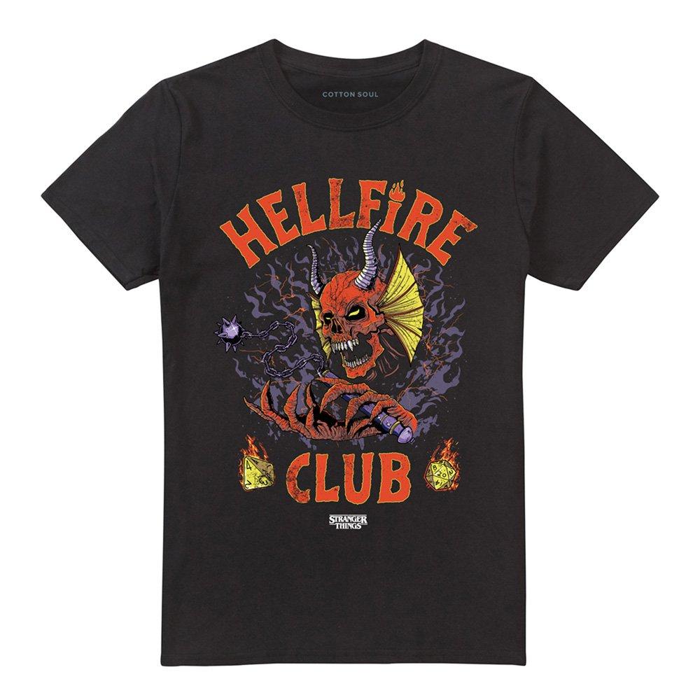Black - Stranger Things - Stranger Things Hellfire Club Classic Metal T-Shir - 4