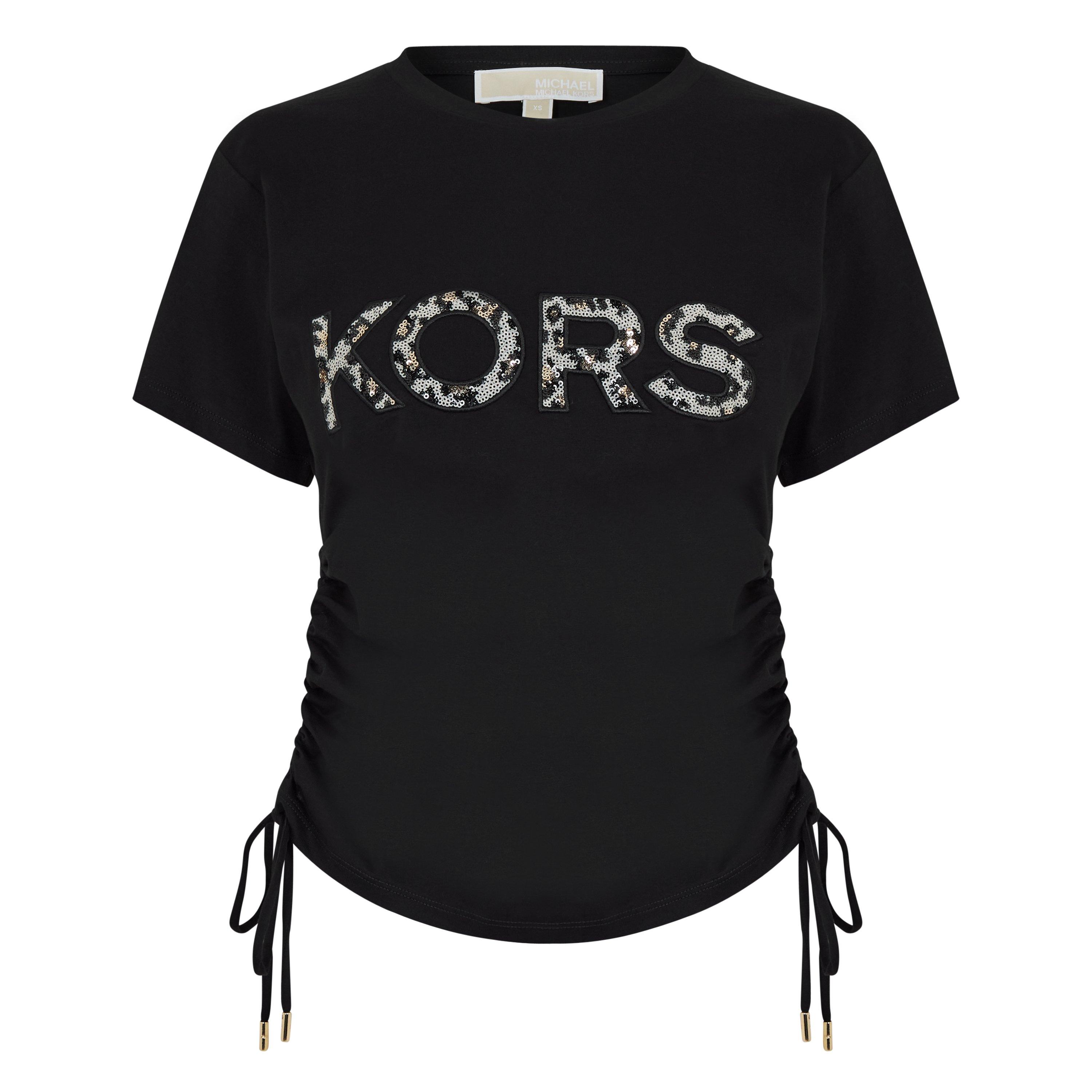 Black - MICHAEL Michael Kors - Sequin T-Shirt - 5