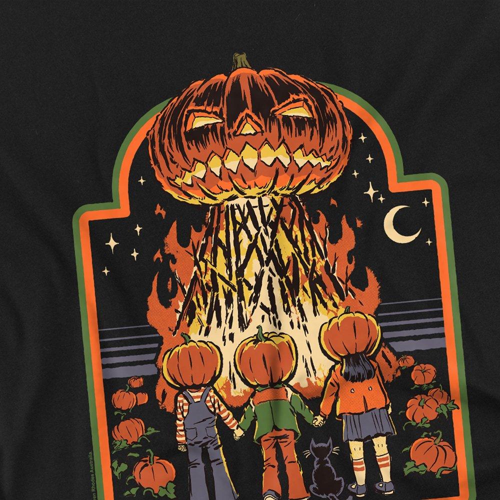Black - Steven Rhodes - Steven Rhodes Pumpkin Master Kids T-Shirt Black - 2