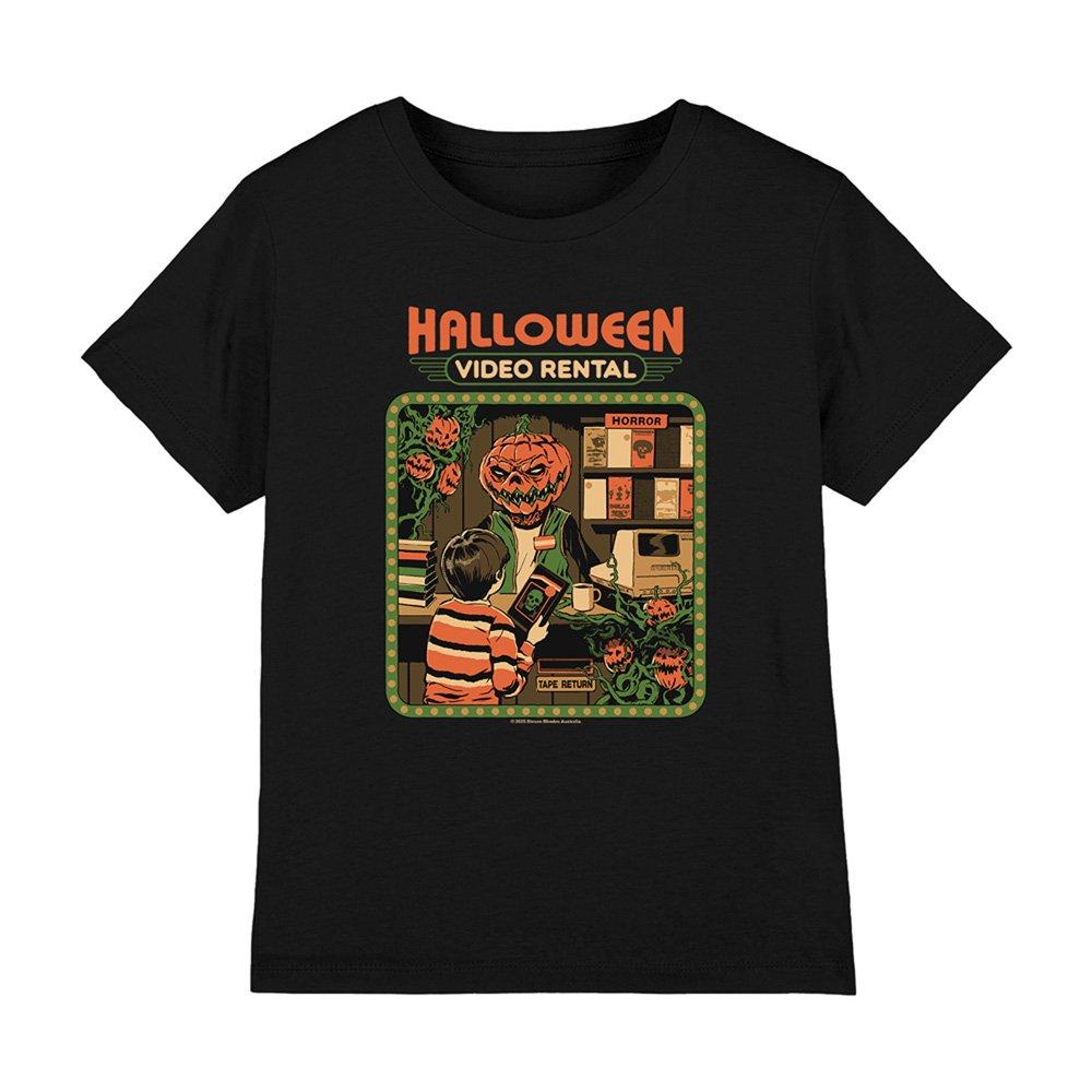 Black - Steven Rhodes - Steven Rhodes Video Rentals Kids T-Shirt Black - 1