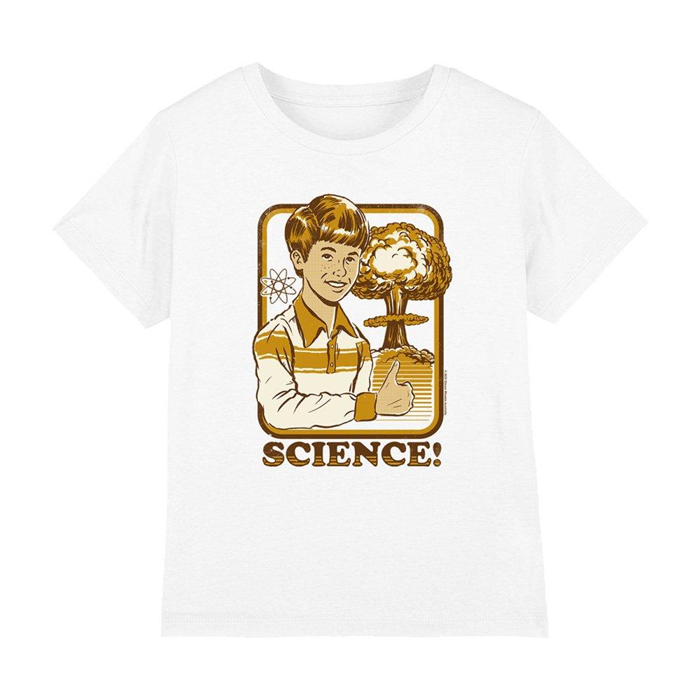 White - Steven Rhodes - Steven Rhodes Science Kids T-Shirt White - 1
