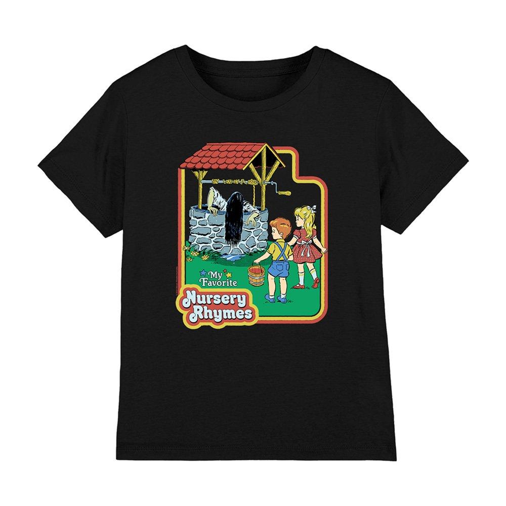Black - Steven Rhodes - Steven Rhodes Nursery Rhymes Kids T-Shirt Black - 1