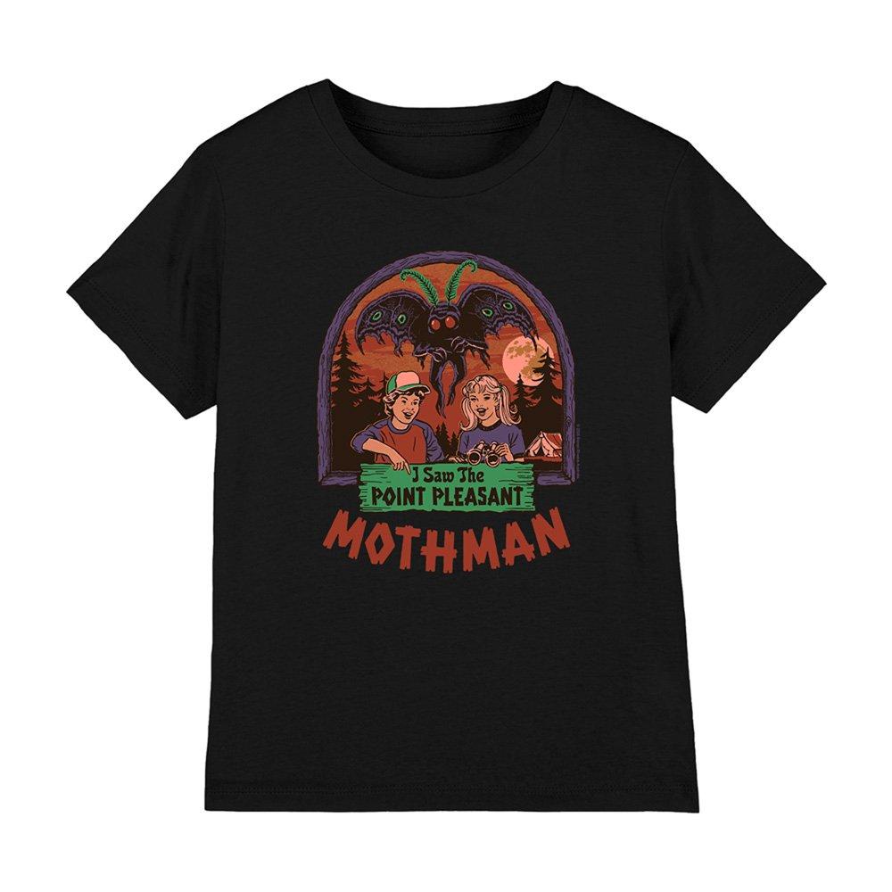 Black - Steven Rhodes - Steven Rhodes I Saw The Mothman Kids T-Shirt Blac - 1
