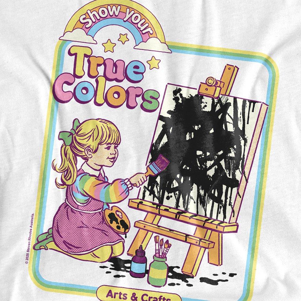 White - Steven Rhodes - Steven Rhodes Show Your True Colors Kids T-Shirt - 2
