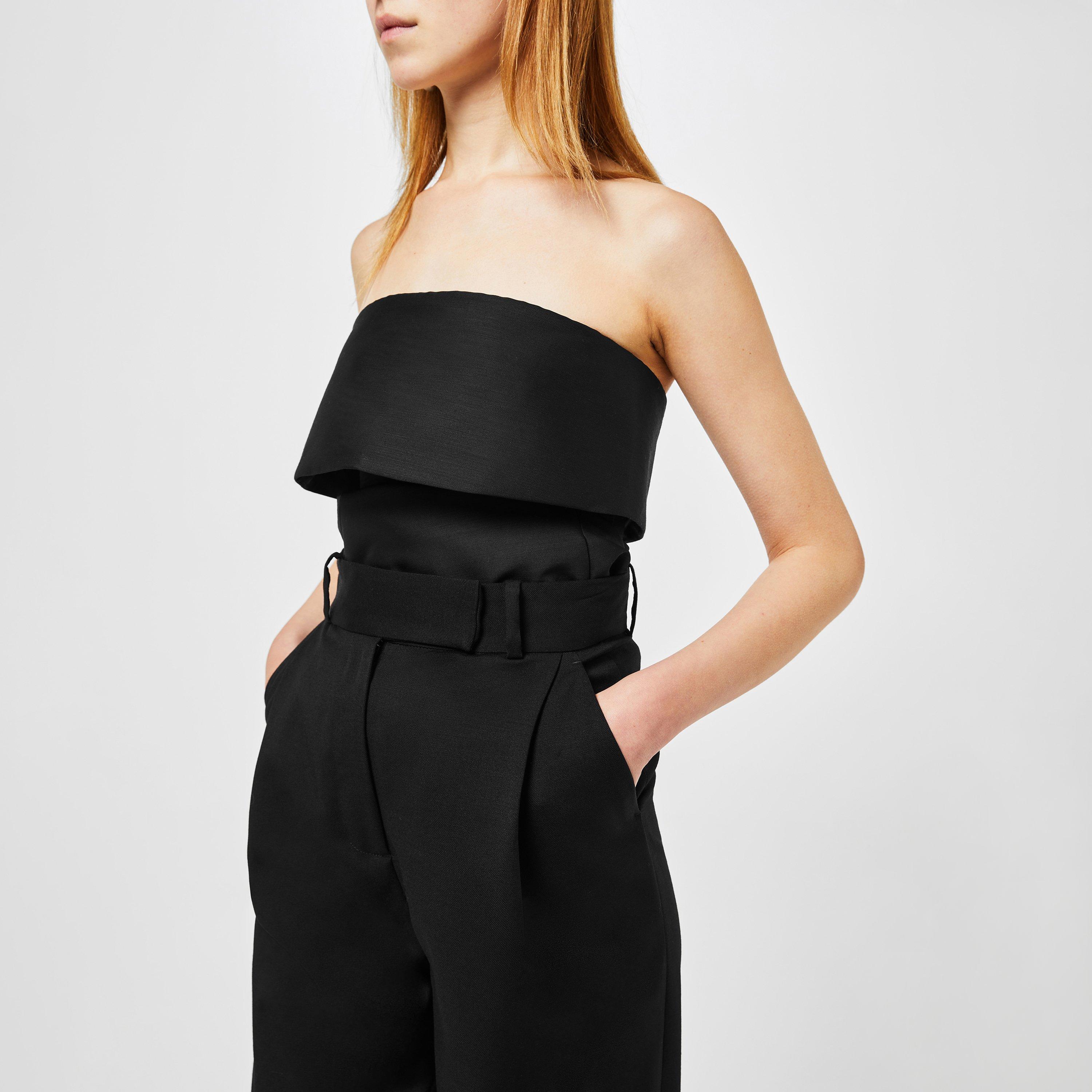 Black 200 - Toteme - Deep Pleat Straight Trousers - 4