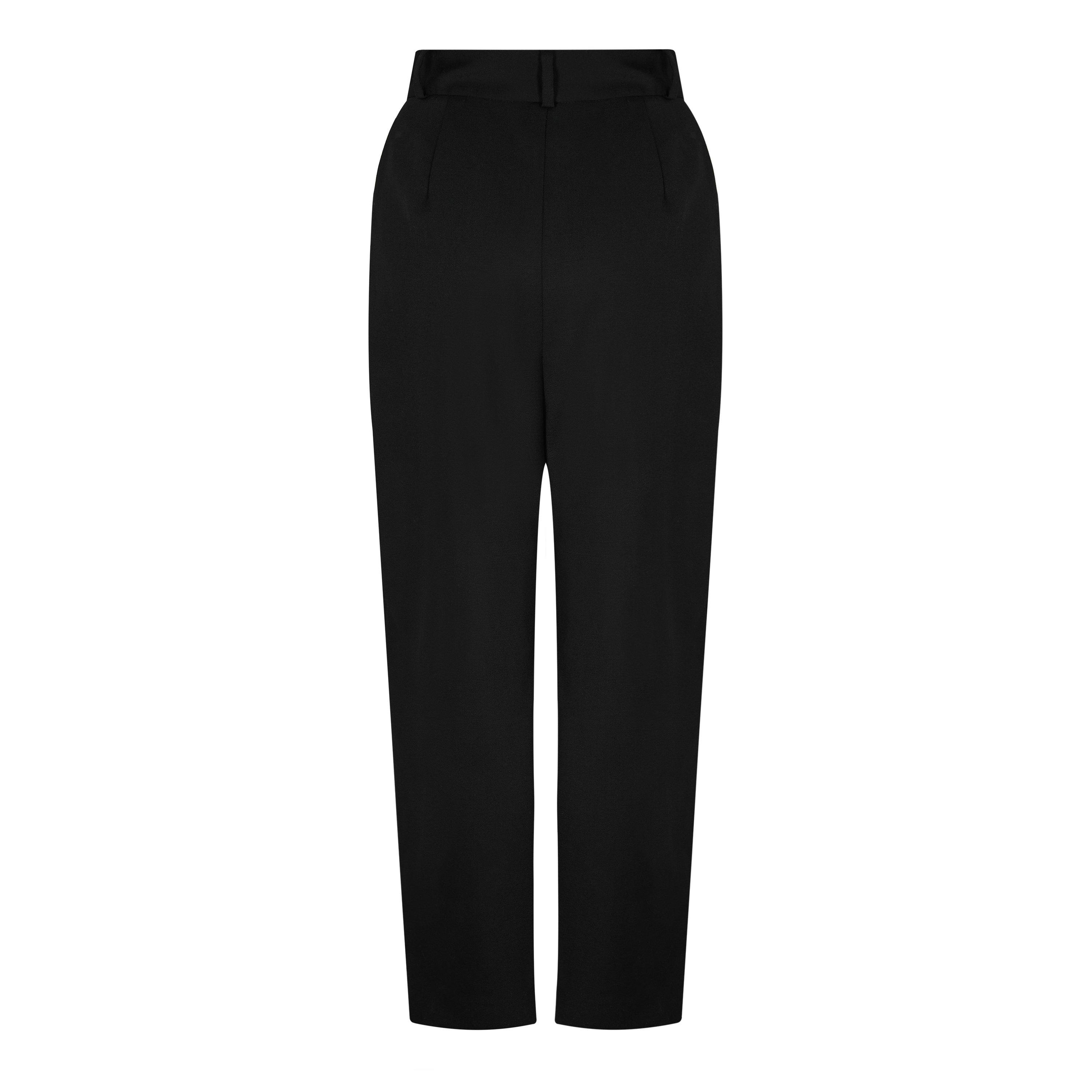 Black 200 - Toteme - Deep Pleat Straight Trousers - 5