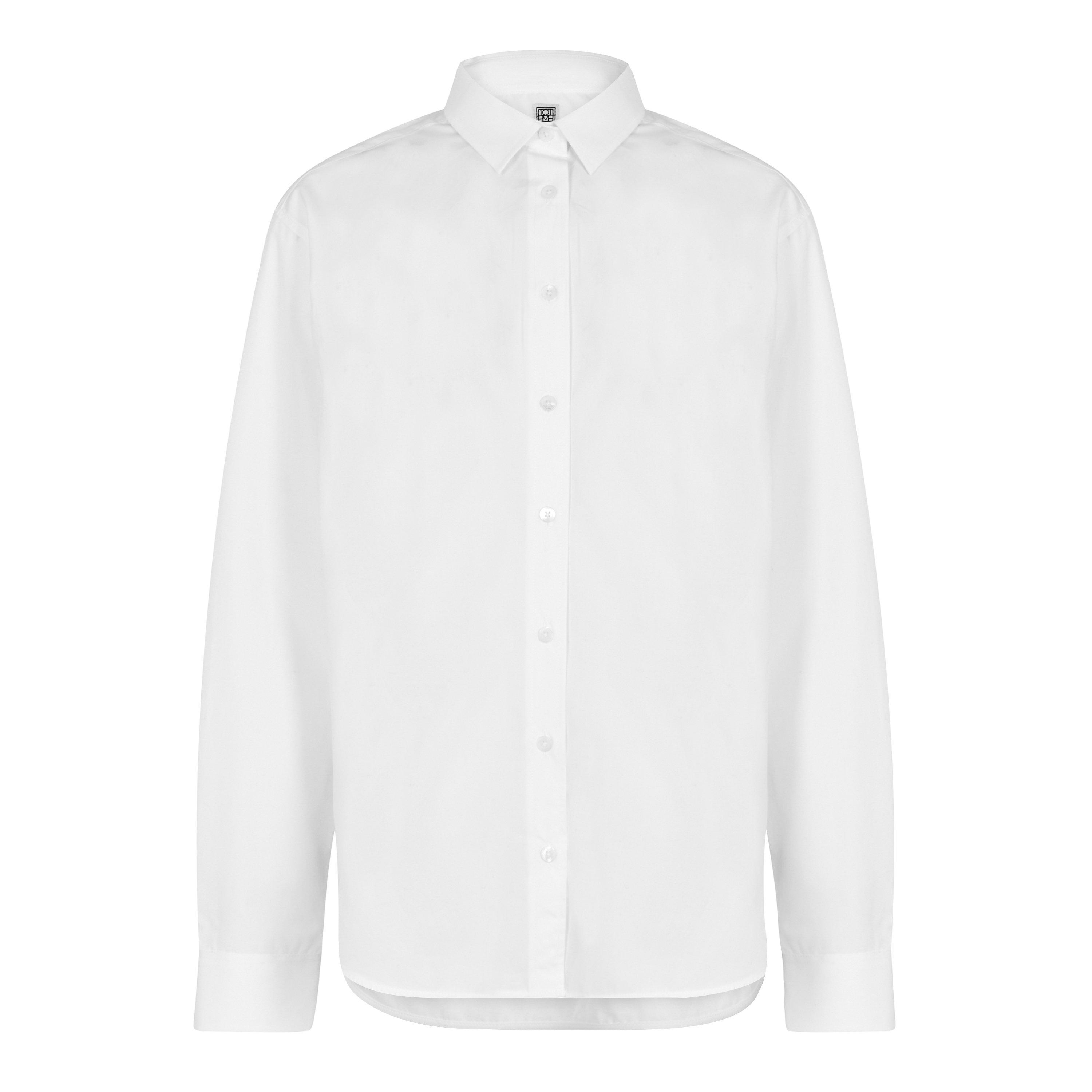 Toteme | Signature Cotton Shirt | Plain Shirt - Long Sleeve