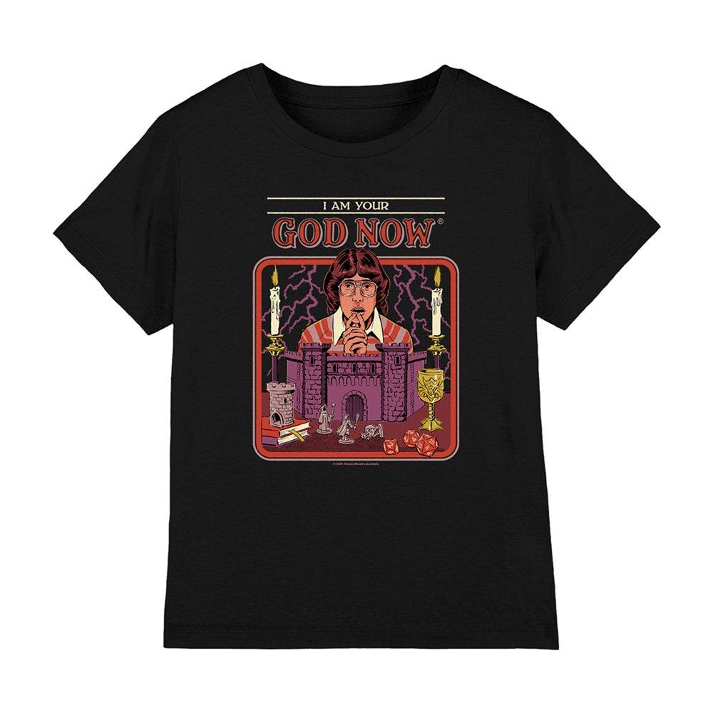 Black - Steven Rhodes - Steven Rhodes I Am Your God Now Kids T-Shirt Blac - 1