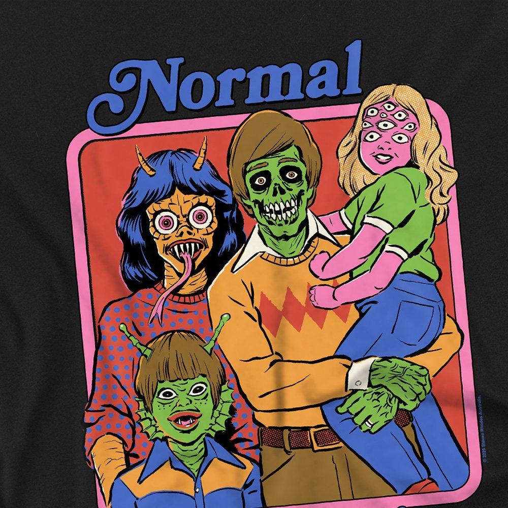 Black - Steven Rhodes - Steven Rhodes Normal Is Boring Kids T-Shirt Black - 2