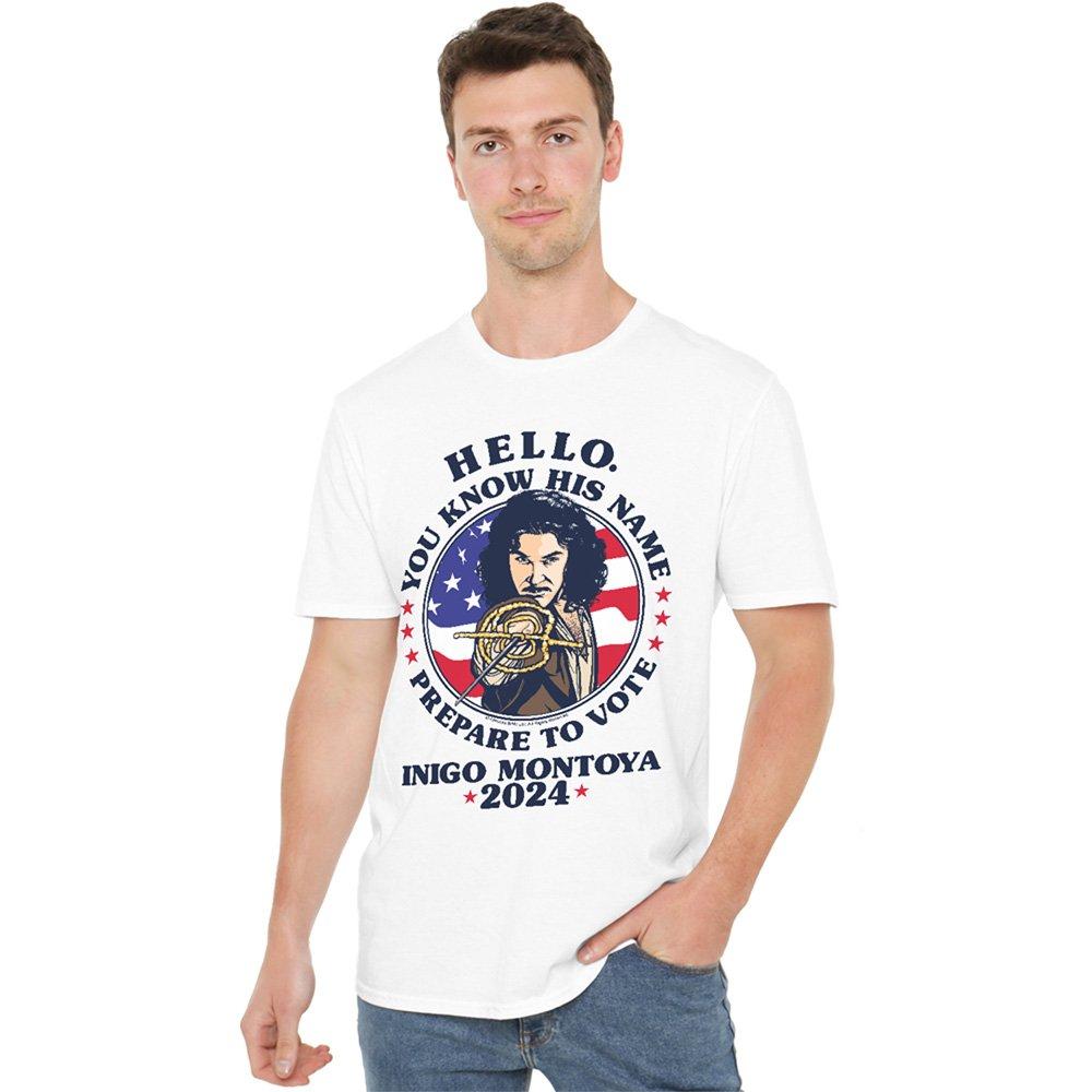 White - Other - Princess Bride Prepare To Vote Montoya T Shirt Wh - 1
