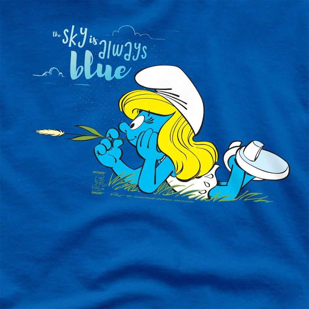 Blue - Other - Smurfs Smurfette The Sky Is Always Blue T Shirt R - 2