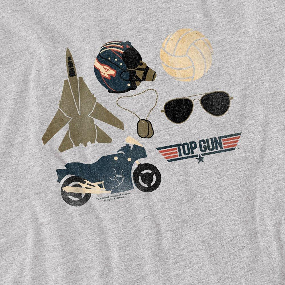 Grey - Top Gun - Top Gun Items T Shirt Athletic Heather - 2